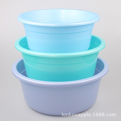 加厚塑料臉盆，品質(zhì)生活新選擇！可印LOGO，盡顯品牌風(fēng)采